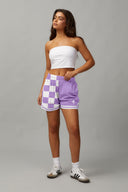 The SHORTER Short Checkered Print