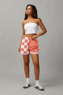 The SHORTER Short Checkered Print