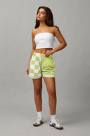 The SHORTER Short Checkered Print