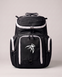 The Courtside Backpack in Black, front view